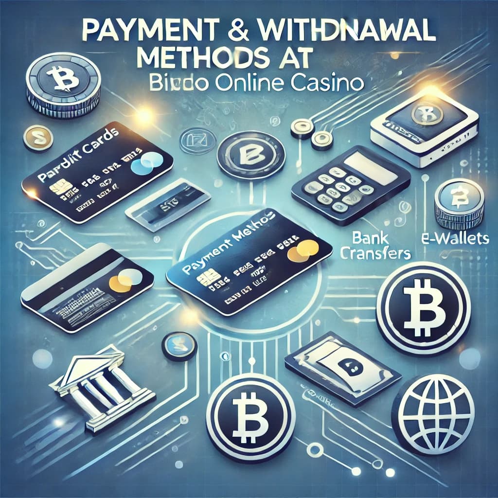 Payment and Withdrawal Methods at Bizzo Online Casino