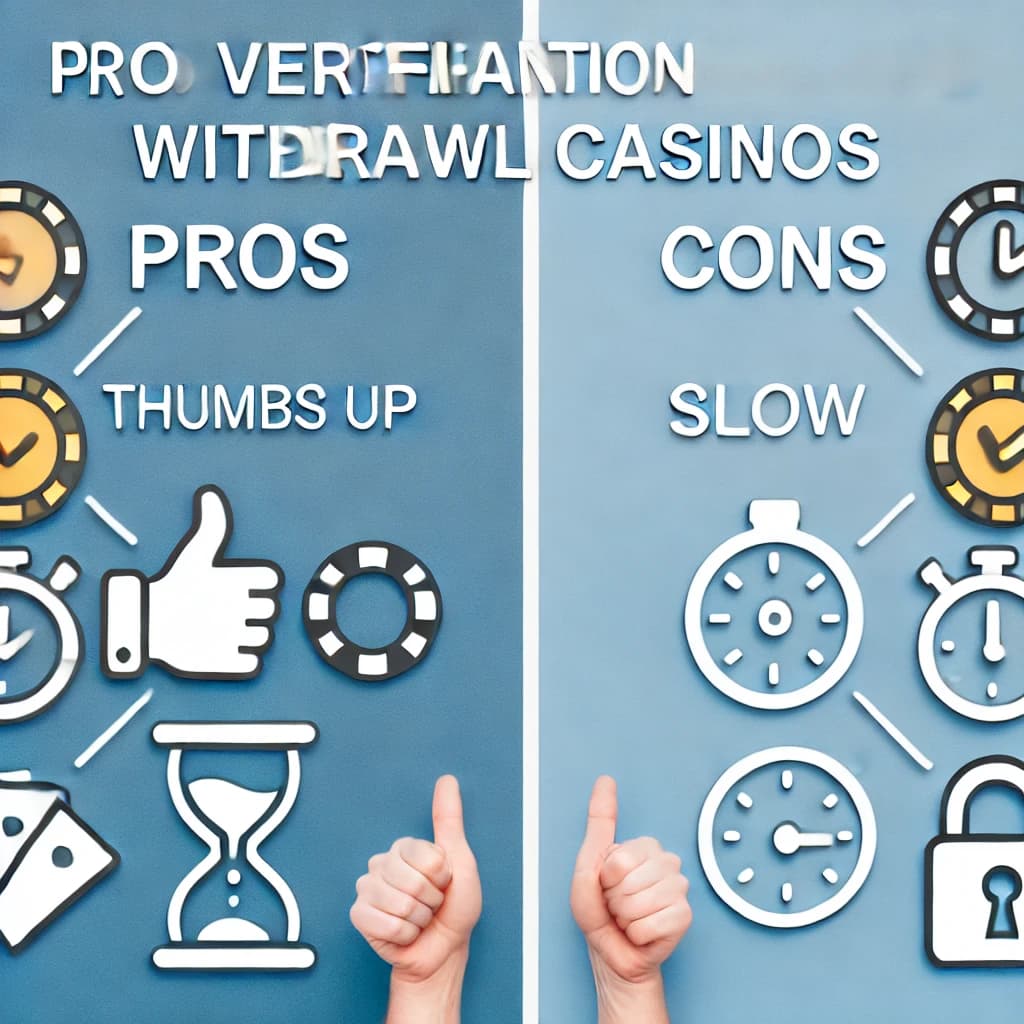 Pros and Cons of No Verification Withdrawal Casinos