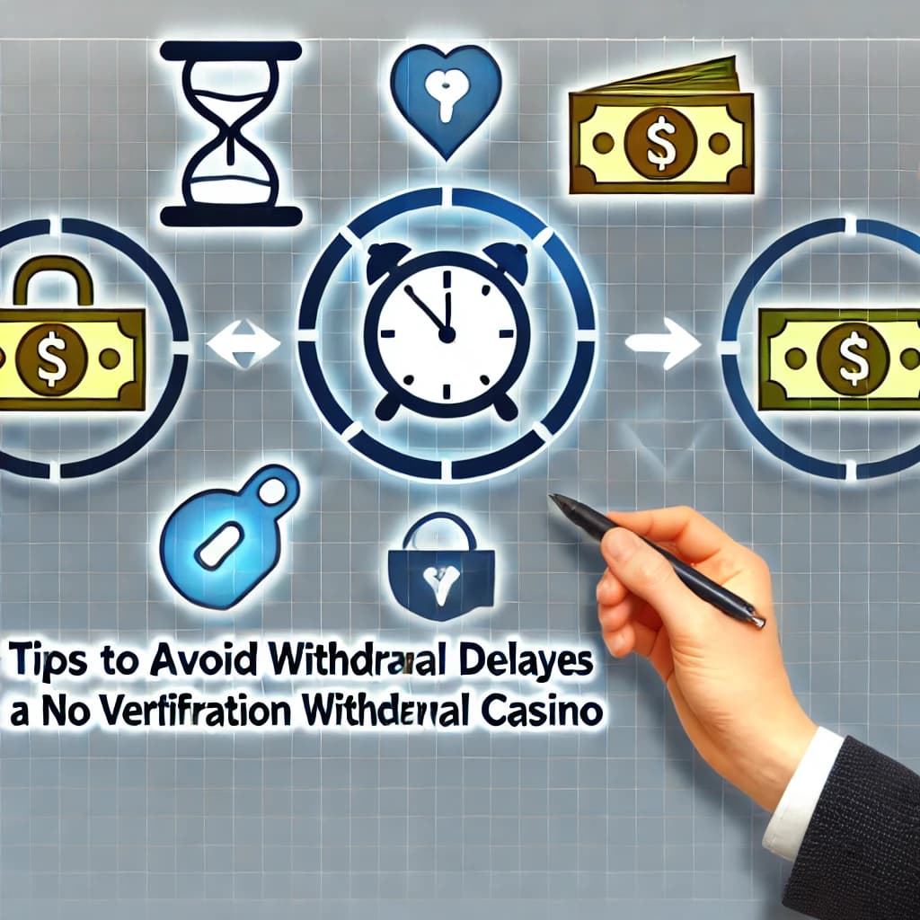 Tips to Avoid Withdrawal Delays at a No Verification Withdrawal Casino